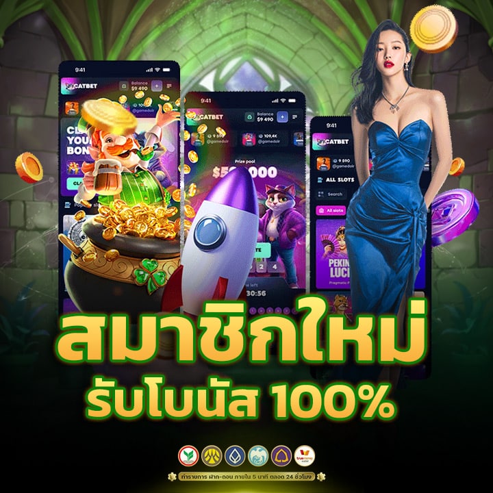 สมาชิกใหม่รับโบนัส 100%